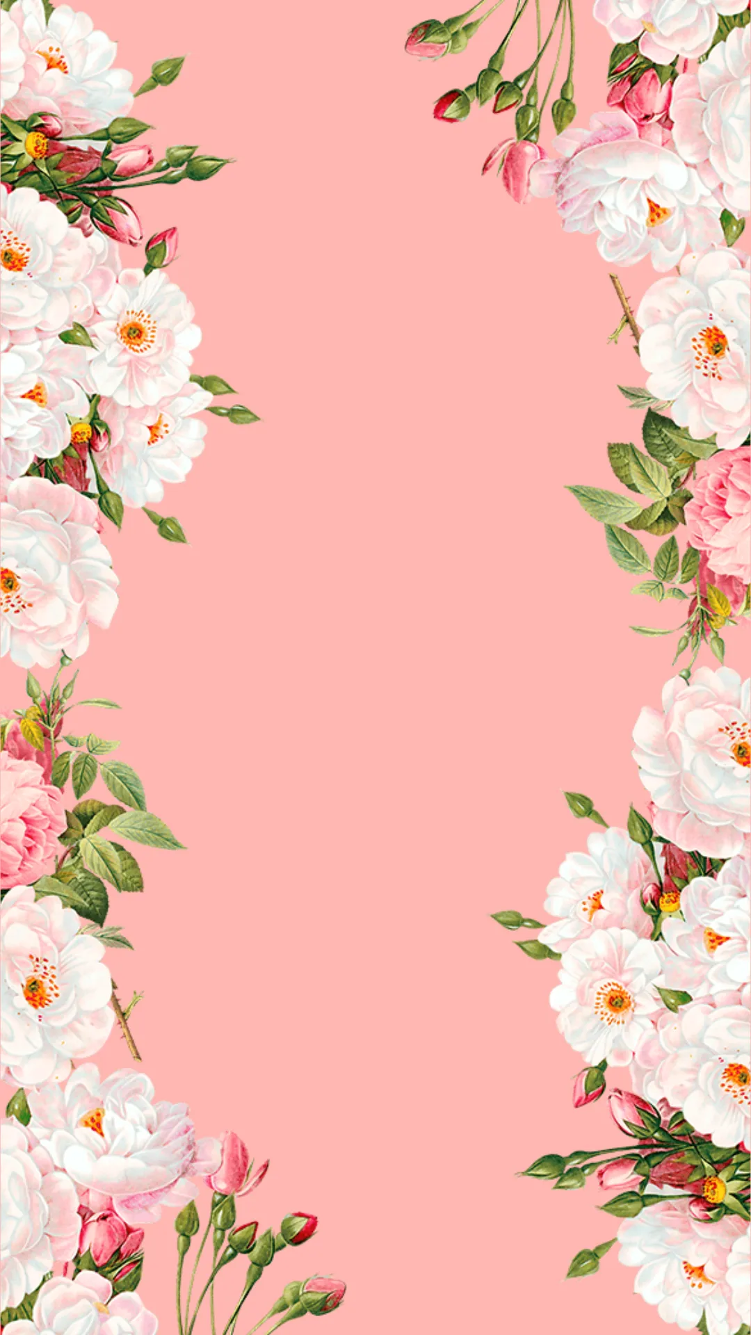 White-pink flowers
